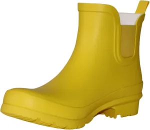 Women's Rubber Rain Boots Waterproof And Anti-slipping Rainboots For Women Stylish Light Ankle Rain Shoes-Runs 1 size samller