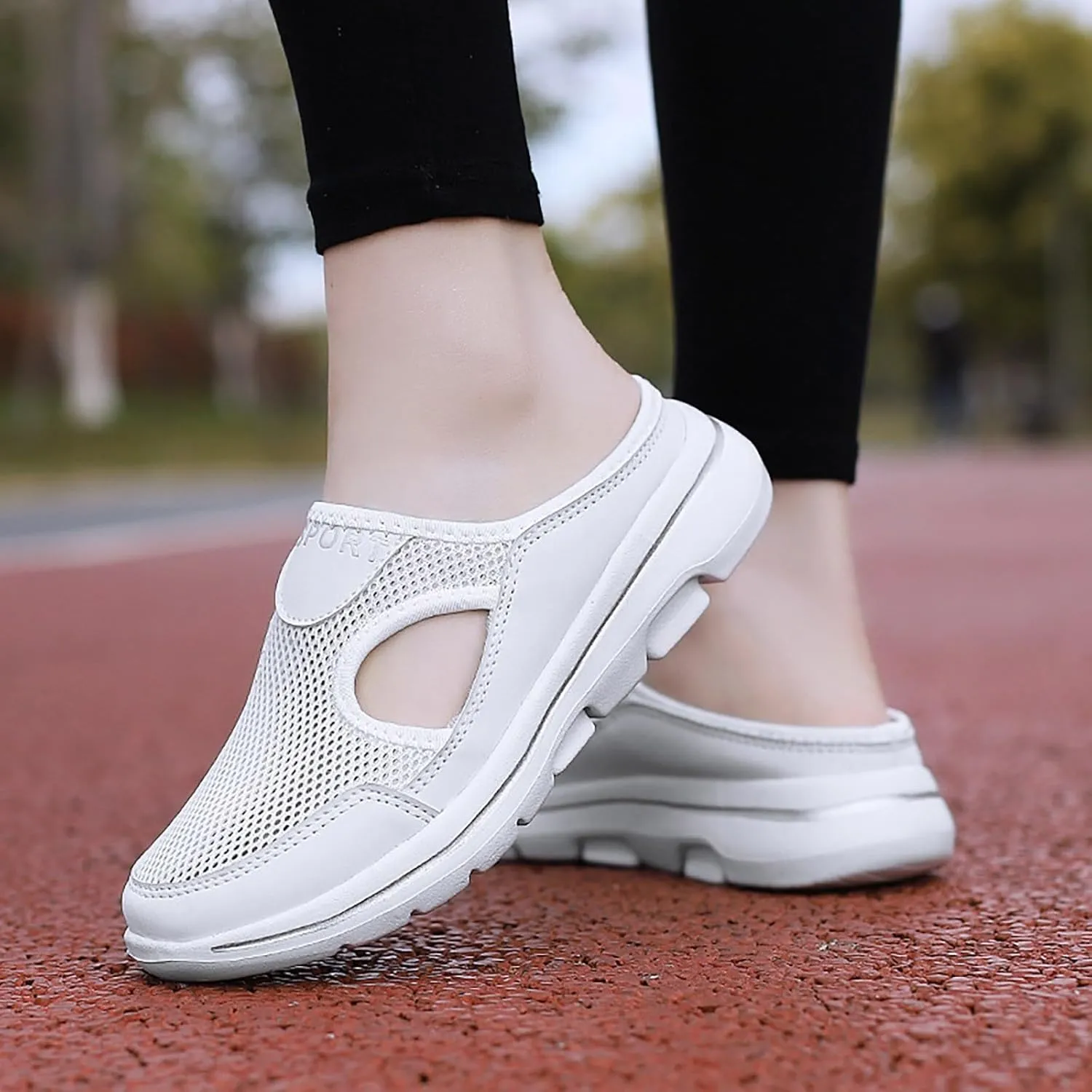 Womens Running Shoes Food Service Ladies Casual Shoes Waterproof Sneakers Comfortable Orthopedic Sandals Waterproof Tennis Shoe Loafers Casual Slip On