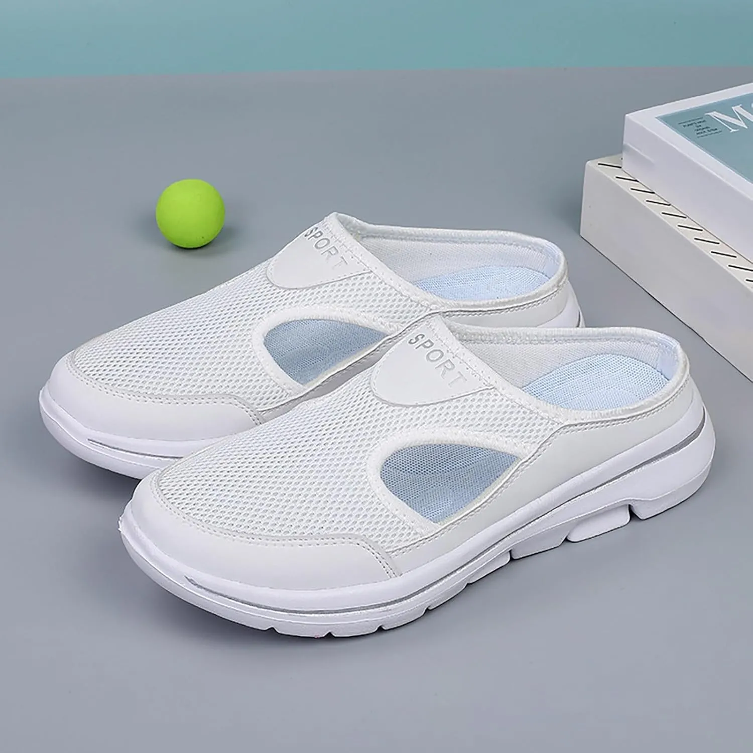 Womens Running Shoes Food Service Ladies Casual Shoes Waterproof Sneakers Comfortable Orthopedic Sandals Waterproof Tennis Shoe Loafers Casual Slip On