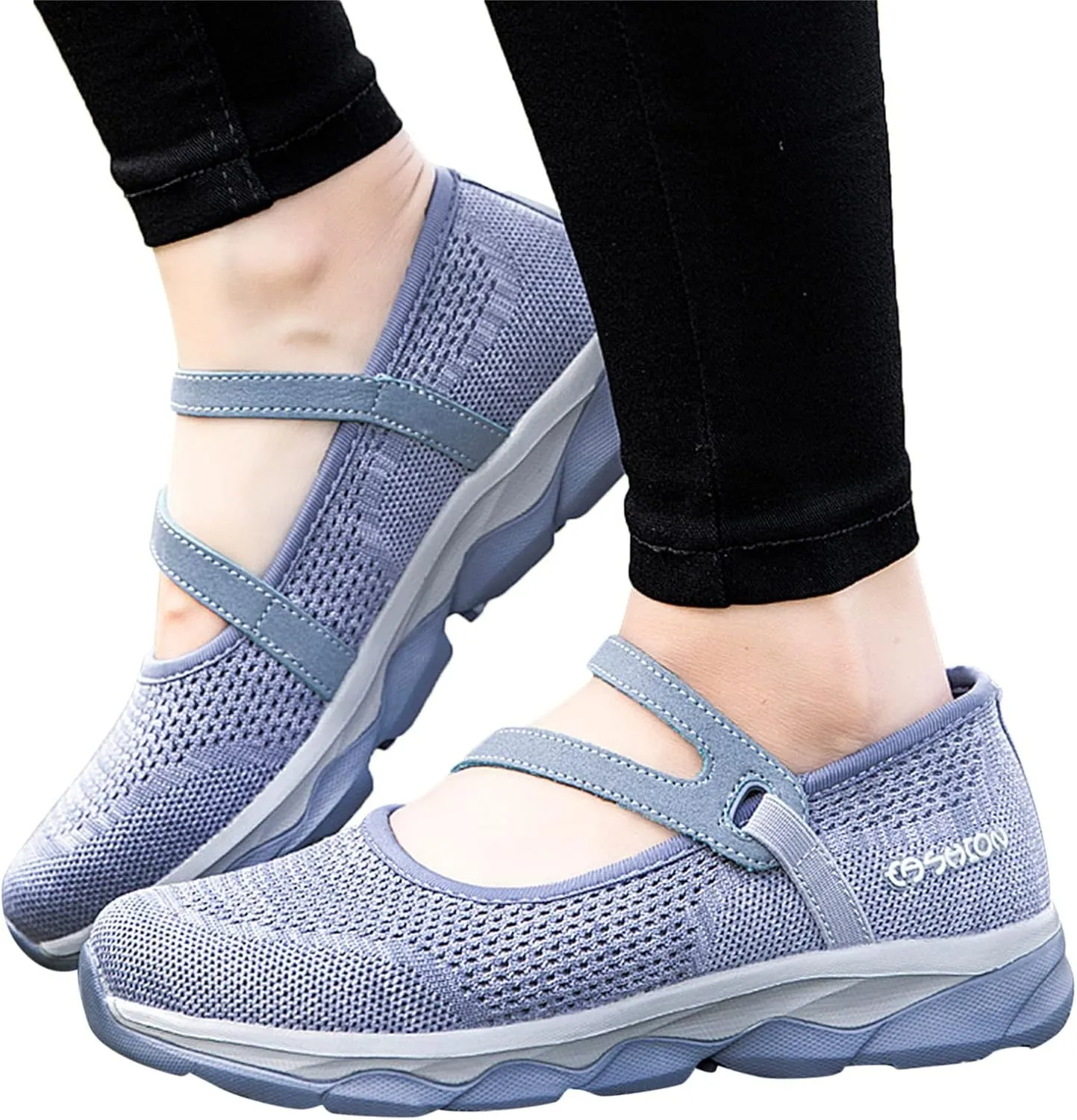 Womens Running Shoes Ladies Fashion Colorblock Mesh Breathable Non Slip Soft Sole Casual Tennis Workout Walking Sneakers