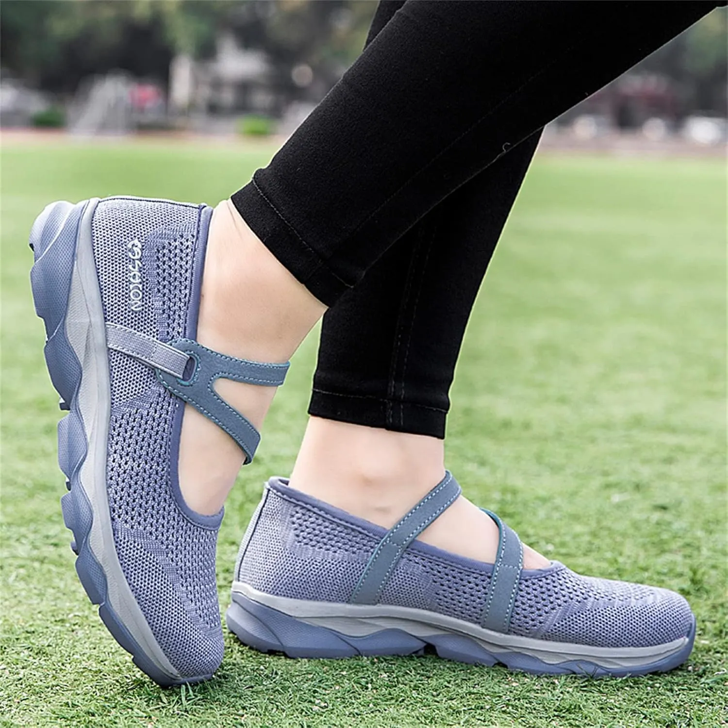 Womens Running Shoes Ladies Fashion Colorblock Mesh Breathable Non Slip Soft Sole Casual Tennis Workout Walking Sneakers