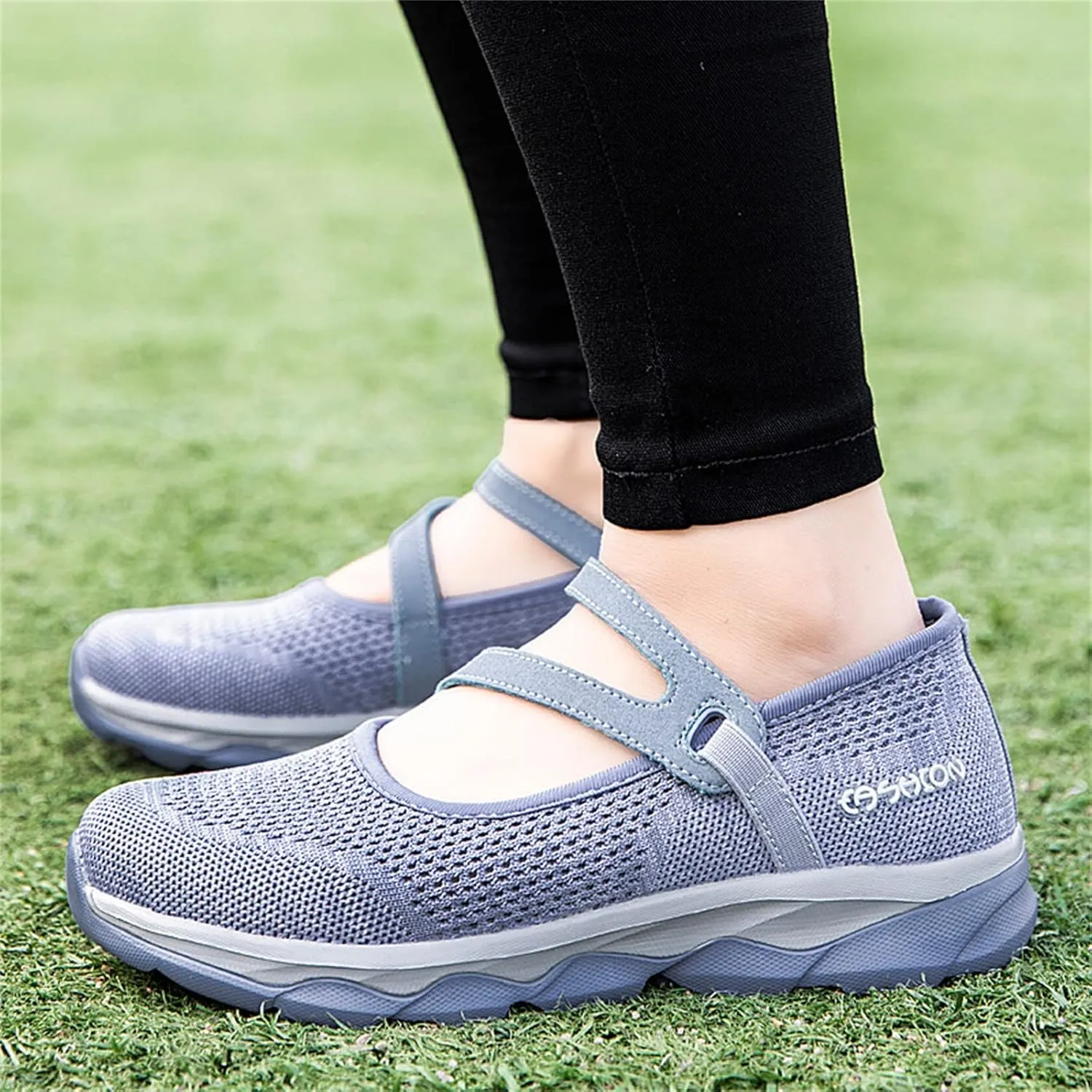 Womens Running Shoes Ladies Fashion Colorblock Mesh Breathable Non Slip Soft Sole Casual Tennis Workout Walking Sneakers