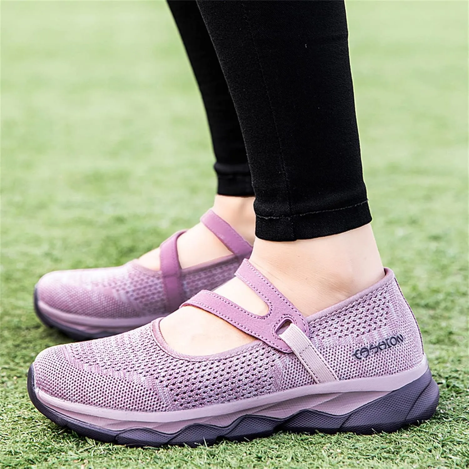 Womens Running Shoes Ladies Fashion Colorblock Mesh Breathable Non Slip Soft Sole Casual Tennis Workout Walking Sneakers