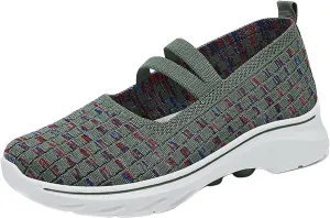 Women's Shoes Sneakers Lightweiht Breathable Mesh Soft Sole Sport Shoes Comfort Casual Non Slip Walking Workout Shoes